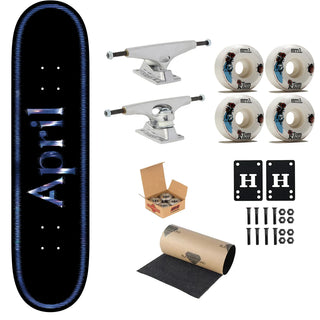 April Premium Complete Skateboard Fractured Twin 8.5" Ft. Krux/SML/Independent