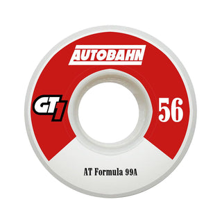 Autobahn Skateboard Wheels 56mm GT1 AT Formula 99A White