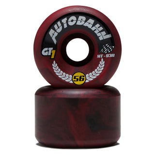 Autobahn Skateboard Wheels 56mm GT1 MT Formula 93A Red