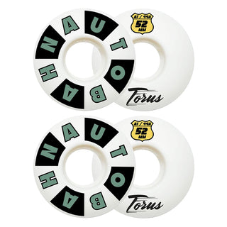 Autobahn Skateboard Wheels 52mm Torus AT Formula 99A White