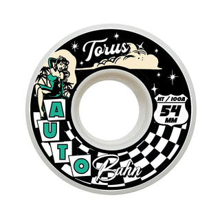 Autobahn Skateboard Wheels 54mm Torus HT Formula 100A White