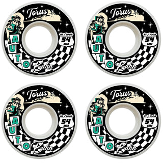 Autobahn Skateboard Wheels 54mm Torus HT Formula 100A White
