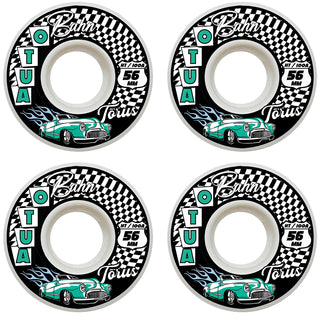 Autobahn Skateboard Wheels 56mm Torus HT Formula 100A White