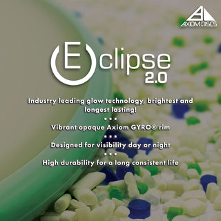 Axiom Disc Golf Eclipse Crave Fairway Driver 6.5/5/-1/1 Glow/Yellow 175 grams