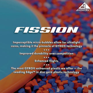 Axiom Disc Golf Fission Crave Fairway Driver 6.5/5/-1/1 Shamrock/Orange 168 grams