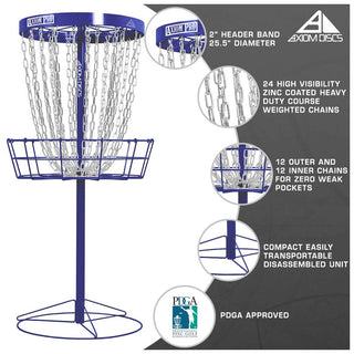 Axiom Disc Golf Basket Pro Catcher Target Royal Blue