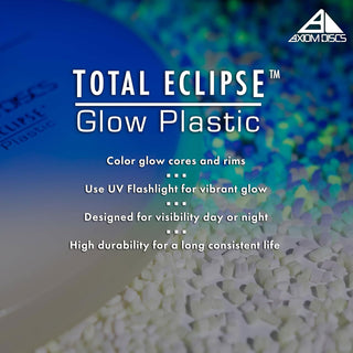 Axiom Disc Golf Total Eclipse Glow Envy Putter 3/3/0/2 Teal Glow Plate/Green Glow Rim 174 grams