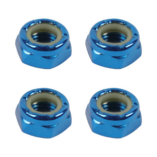 Dime Bag Skateboard Replacement Truck Kingpin and Axle Nuts Kit - Blue