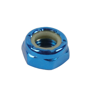 Dime Bag Skateboard Replacement Truck Axle Nuts Blue (4-Pack)