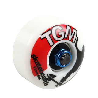 Dime Bag Skateboard Replacement Truck Axle Nuts Blue (4-Pack)