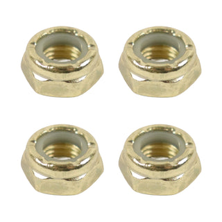 Dime Bag Skateboard Replacement Truck Kingpin and Axle Nuts Kit - Gold