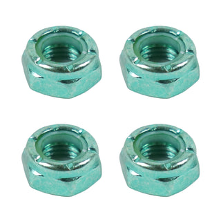Dime Bag Skateboard Replacement Truck Axle Nuts Green (4-Pack)