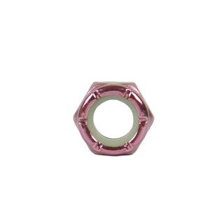 Dime Bag Skateboard Replacement Truck Axle Nuts Pink (4-Pack)