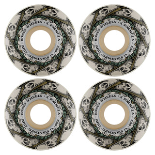 Bones Skateboard Wheels 53mm X-Formula 99A V1 Butterfly Effect White