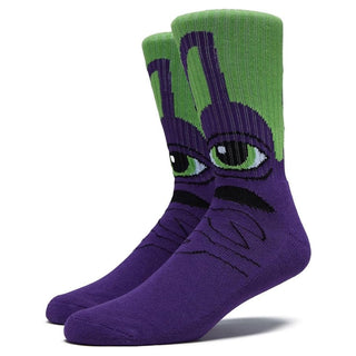 Toy Machine Skateboard Socks Sect Hug Purple Adult Crew