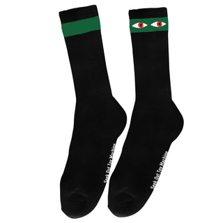 Toy Machine Skateboard Socks Seek Black Adult Crew