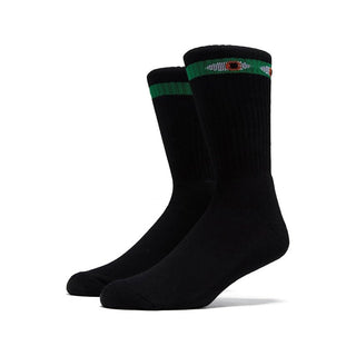 Toy Machine Skateboard Socks Seek Black Adult Crew
