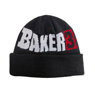 Baker Skateboards Beanie Baker 3 Black