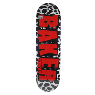 Baker Skateboard Deck Rowan Zorilla Cow Black/Red 8.475" x 31.875"