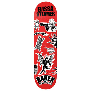 Baker Premium Complete Skateboard Elissa Steamer Evil 8.0" Ft. Independent/Spitfire