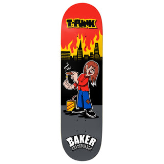 Baker Skateboard T-Funk Lampwick 8.25" with Independent Trucks, Triclops Wheels