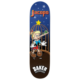 Baker Premium Skateboard with Indy Trucks and Triclops Wheels 8.0" Jacopo Lies
