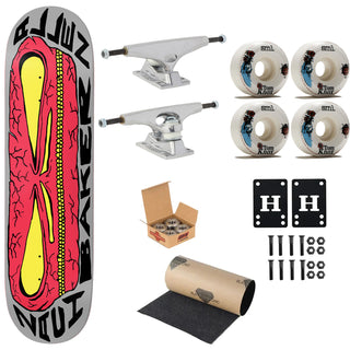 Baker Premium Complete Skateboard Zach Allen Big Brain 8.5" Ft. Krux/SML/Independent