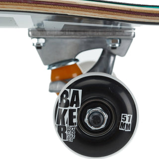 Baker Complete Logo Black/White 8.5" Assembled Wheels