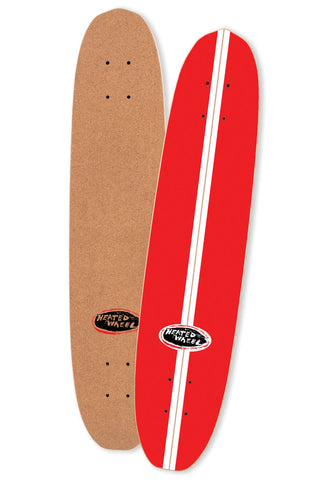 The Heated Wheel Skateboard Complete Baja Cork Top Polarizer Retro Cruiser