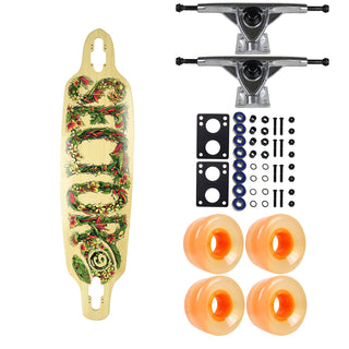 Sector 9 Longboard Fractal Flora 9.0" x 36" Drop Through with Complete Parts Package