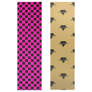 Black Diamond Griptape Checker Black/Pink 9" x 33"