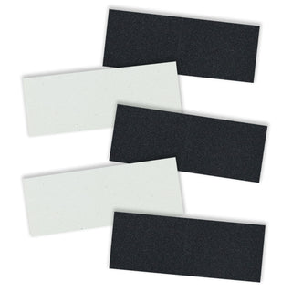 Black Diamond Skateboard Griptape Black and Glow Grip Strips 5 pack 9" x 3.25"