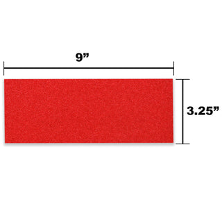 Black Diamond Skateboard Griptape Red and Clear Grip Strips 5 pack 9" x 3.25"