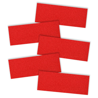 Black Diamond Skateboard Griptape Red Grip Strips 5 pack 9" x 3.25"