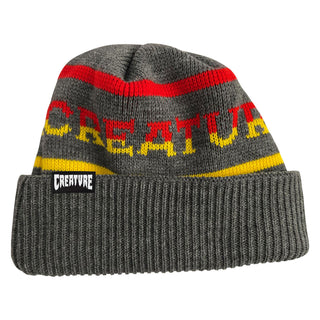 Creature Skateboards Beanie Burnoutz Grey