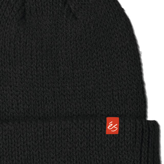 Es Block Beanie Black Acrylic