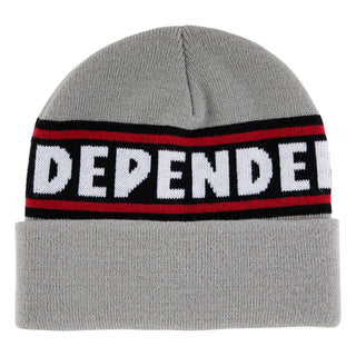 Independent Skateboard Trucks Beanie Bar Logo Grey