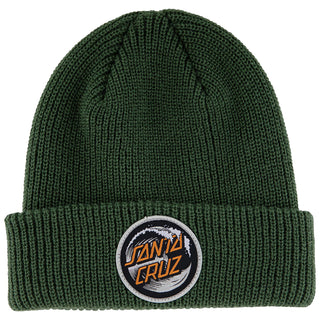 Santa Cruz Skateboards Beanie Wave Dot Forest/Grey/Orange