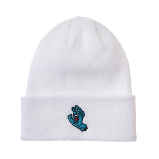 Santa Cruz Beanie Screaming Hand White