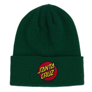 Santa Cruz Skateboards Beanie Classic Dot Dark Green