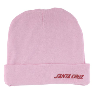 Santa Cruz Skateboards Beanie Solid Strip Infant Pink