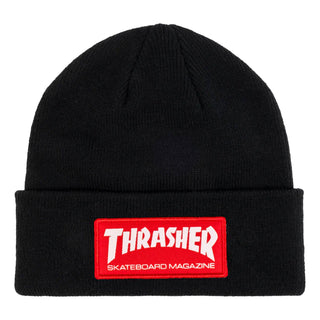 Thrasher Magazine Beanie Skate Mag Patch Black