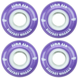 Bigfoot 53mm 83A Soft Cruiser Filmer Wheels Purple (Set of 4)