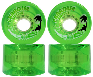 Bigfoot Longboard Wheels - 65mm Islanders Green
