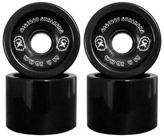 Bigfoot Longboard Wheels 70mm Stalkers Black