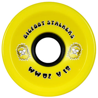 Bigfoot Longboard Wheels 70mm Stalkers Yellow
