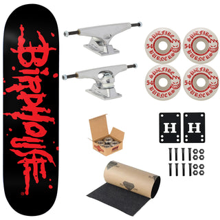 Birdhouse Premium Complete Skateboard Splatter 8.5" Ft. Krux/Spitfire/Independent