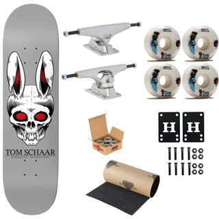 Birdhouse Premium Complete Skateboard Scharr Rabbit Skull 8.38" Ft. Krux/SML/Independent