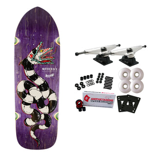 Welcome Skateboards x Beetlejuice Complete Sandworm on Magic Bullet 2.0 Purple Stain 10.5" x 33"
