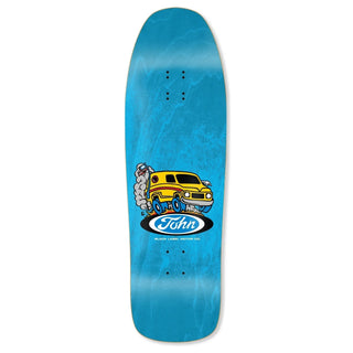 Black Label Skateboard Deck Lucero Man Van 90' Reissue 9.88" x 32.25" Blue